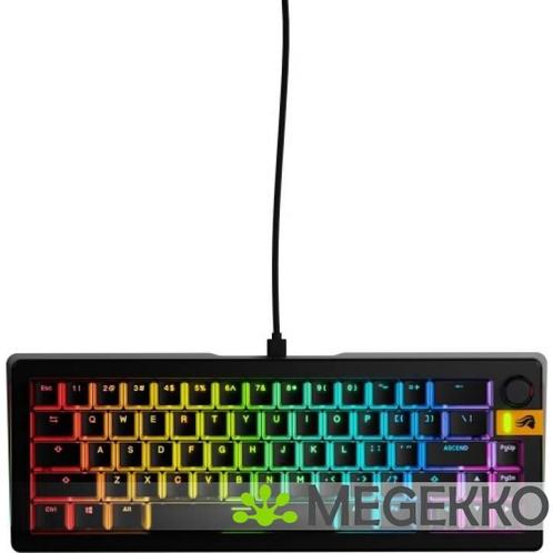 Glorious GMMK 3 HE 65% Prebuilt Wired Black - US, Computers en Software, Toetsenborden, Nieuw, Verzenden