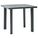 vidaXL Tuintafel 80x75x72 cm kunststof groen, Tuin en Terras, Tuintafels, Verzenden, Nieuw