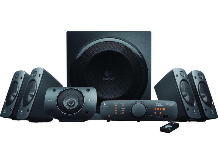 Logitech Z906 - 5.1 Speakerset - THX gecertificeerd 500W -, Huis en Inrichting, Woonaccessoires | Overige, Zo goed als nieuw, Verzenden