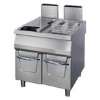 Premium Friteuse - 2 x 22 L - Dubbel -90 cm Diep - met, Verzenden, Nieuw in verpakking, Fornuis, Frituur en Grillen