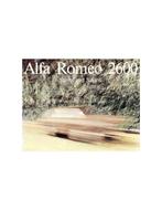 1965 ALFA ROMEO 2600 SPRINT & LIMOUSINE BROCHURE ENGELS, Ophalen of Verzenden