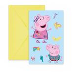 Peppa Pig Uitnodigingen 6st, Verzenden, Nieuw