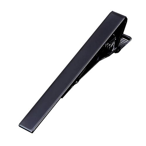 Fako Bijoux® - Dasspeld - Metal - 58mm - Zwart, Kleding | Heren, Stropdassen, Verzenden
