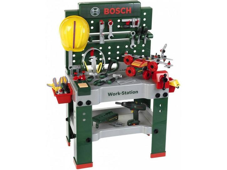 Klein Toys - Bosch werkbank No.1 - 150-delige set met, Hobby en Vrije tijd, Gezelschapsspellen | Overige, Zo goed als nieuw, Verzenden
