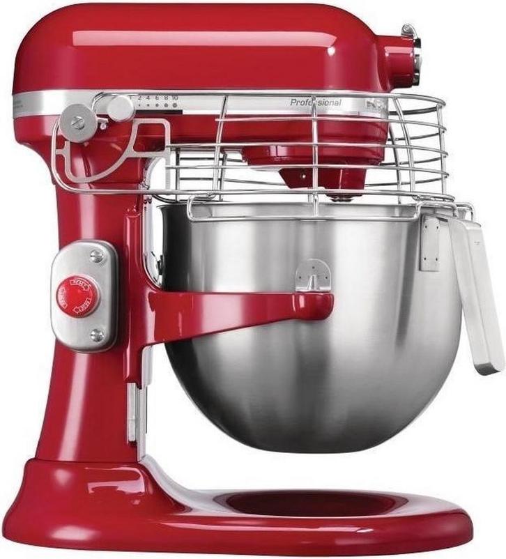 Kitchenaid professionele mixer 6,9 l rood – 5KSM7990XXEER-, Electroménager, Mélangeurs de cuisine, Envoi