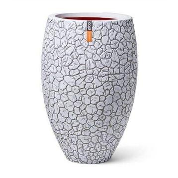 TM Bloempot  Clay elegant Deluxe 50x72 cm ivoorkleurig, Verzenden