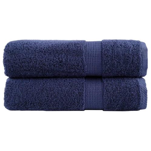 vidaXL Badhanddoeken SOLUND 2 st 600 g/m² 100x150 cm, Huis en Inrichting, Badkamer | Badtextiel en Accessoires, Nieuw, Verzenden