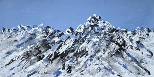 VOLHA - Snowy mountains -XXL, Antiek en Kunst, Kunst | Schilderijen | Modern