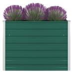 vidaXL Plantenbak verhoogd 100x100x77 cm gegalvaniseerd, Tuin en Terras, Verzenden, Nieuw