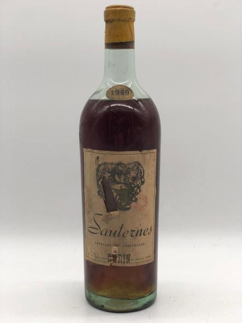 1 x 75cl Sauternes Gérin 1949 (Bordeaux, wit) (wit), Verzamelen, Wijnen, Frankrijk, Witte wijn, Nieuw, Ophalen of Verzenden