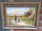 Toon Wildeboer (1934--2023) - Landleven moeder kind en, Antiek en Kunst