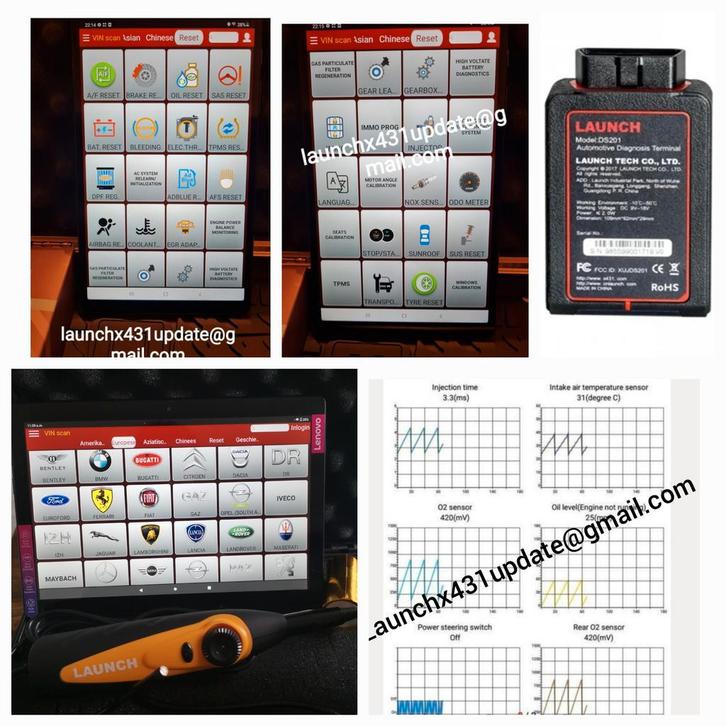 Launch X431 Universeel Uitleesapparaat 2025 OBD Tester Autel, Auto diversen, Autogereedschap, Nieuw, Verzenden