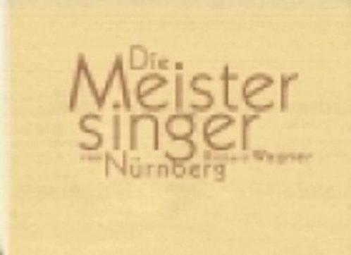 Die Meistersinger von Nurnberg 9789050820806, Livres, Livres Autre, Envoi