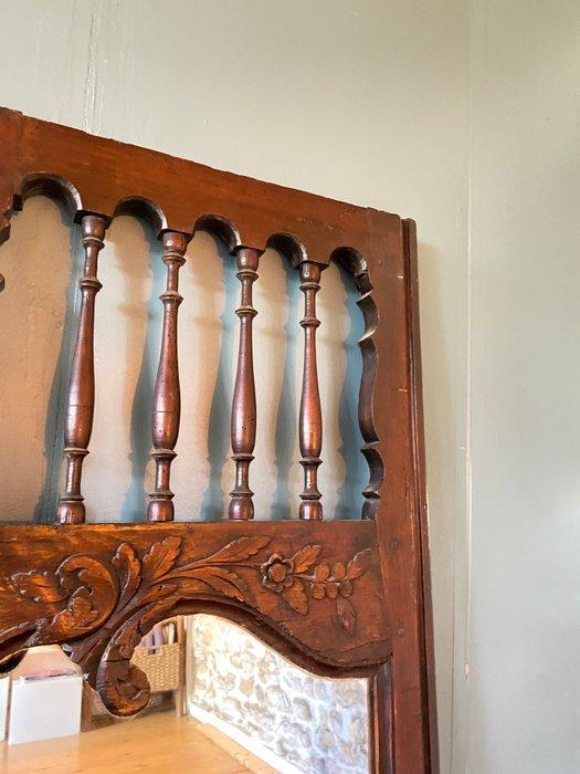 Spiegel - Hout - Frankrijk 19e eeuw, Antiquités & Art, Antiquités | Autres Antiquités