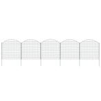 vidaXL Schuttingset gebogen 77,5x78,5 cm groen, Verzenden, Nieuw