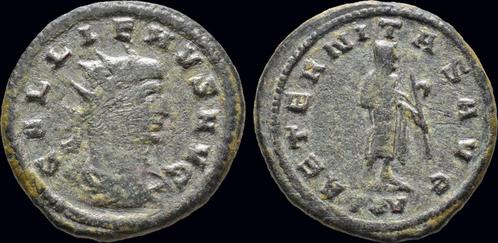 253-268ad Roman Gallienus billon antoninianus Saturn stan..., Postzegels en Munten, Munten en Bankbiljetten | Verzamelingen, Verzenden