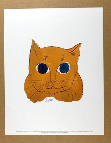 Andy Warhol (1928-1987) after - Cat Sam Gold Katze - Print -