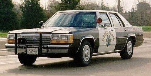 Goki Retro Roller Stuurtoestel - Politie loopauto Highway, Antiek en Kunst, Antiek | Speelgoed