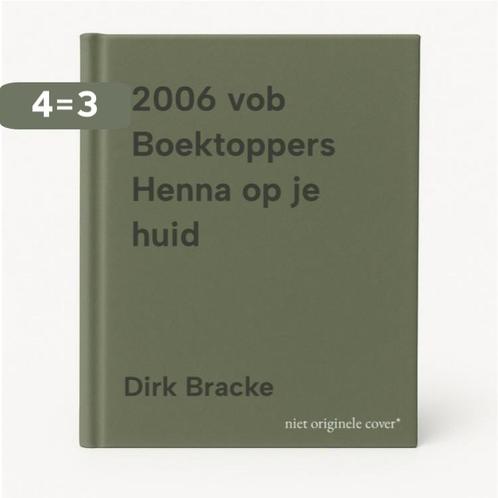 2006 vob Boektoppers Henna op je huid 9789034534729, Boeken, Overige Boeken, Gelezen, Verzenden