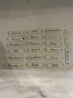 Emaille bordjes 20 stuks - Emaille bord (20) - Emaille, Antiek en Kunst