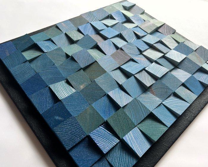 Modern Mozaïek - WoodbyLukas Lukasz Kacprzuk - 2020+ -, Antiek en Kunst, Kunst | Designobjecten
