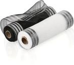 Decomesh metallic set zwart wit en 26 cm rol 9 meter 4, Nieuw