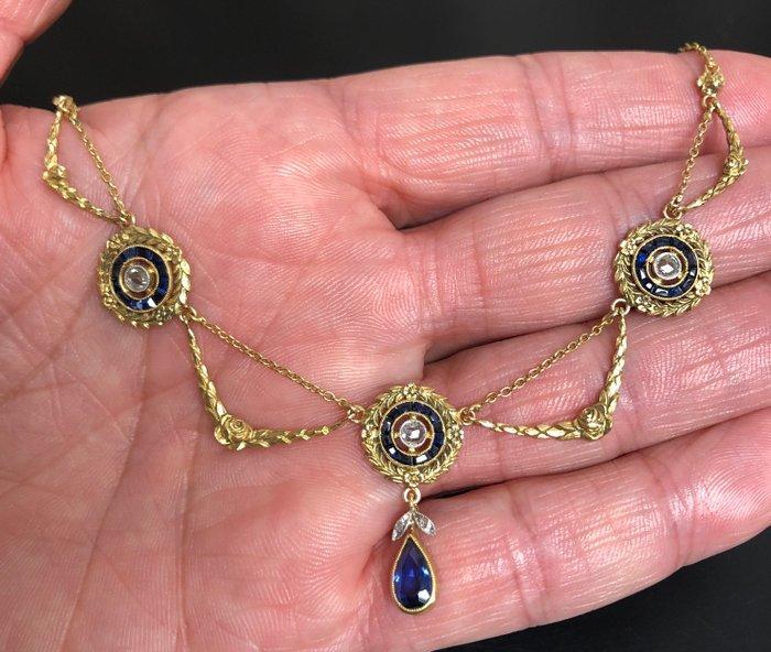 Zonder minimumprijs - Halsketting - 18 karaat Geel goud -, Handtassen en Accessoires, Kettingen