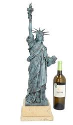 sculptuur, Statue of Liberty - 62 cm - Brons, Marmer