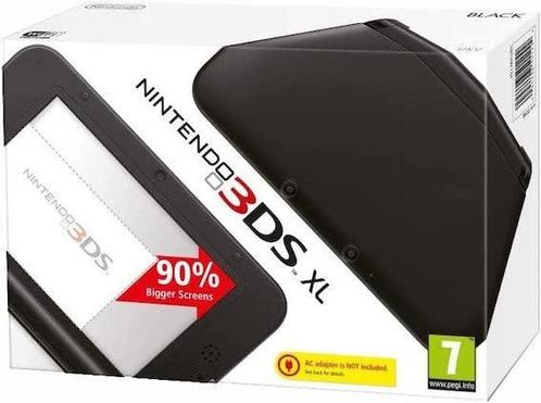 Nintendo 3DS XL Zwart in Doos (Nette Staat & Krasvrije Sc..., Games en Spelcomputers, Spelcomputers | Nintendo 2DS en 3DS, Zo goed als nieuw