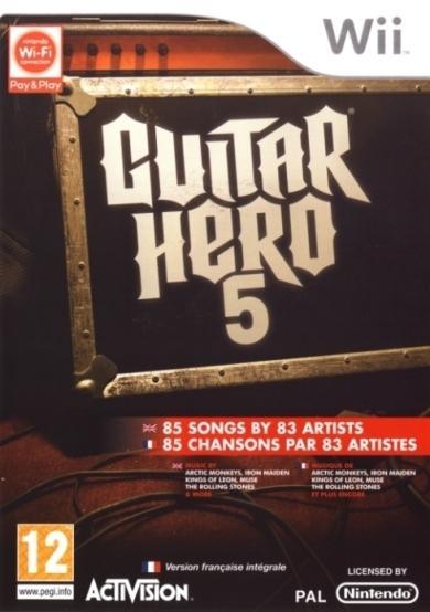 Guitar Hero 5-Standaard (Wii) Gebruikt, Games en Spelcomputers, Games | Nintendo Wii, Ophalen of Verzenden