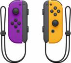 Nintendo Switch Joy-Con Controller paar - Neon Lila en Ne..., Hobby en Vrije tijd, Nieuw, Verzenden
