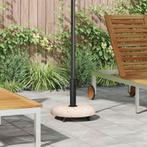 vidaXL Parasolvoet Geel en Zwart 45 x 45 x 40 cm Beton en, Tuin en Terras, Verzenden, Nieuw