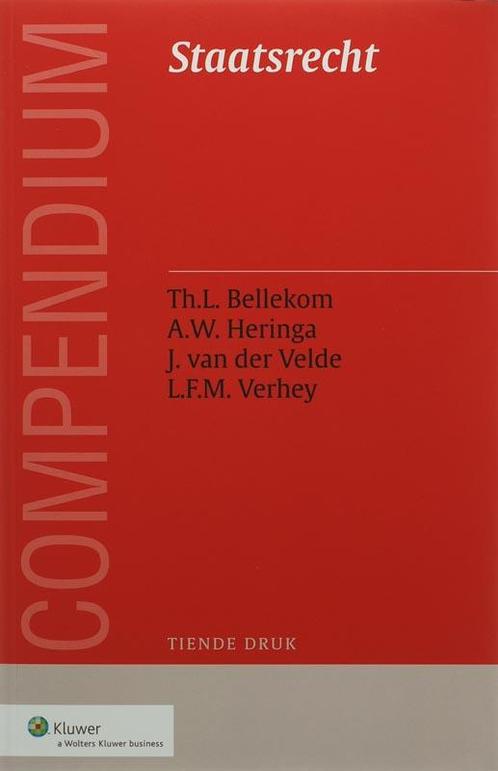 Compendium van het staatsrecht 9789013031782, Livres, Science, Envoi