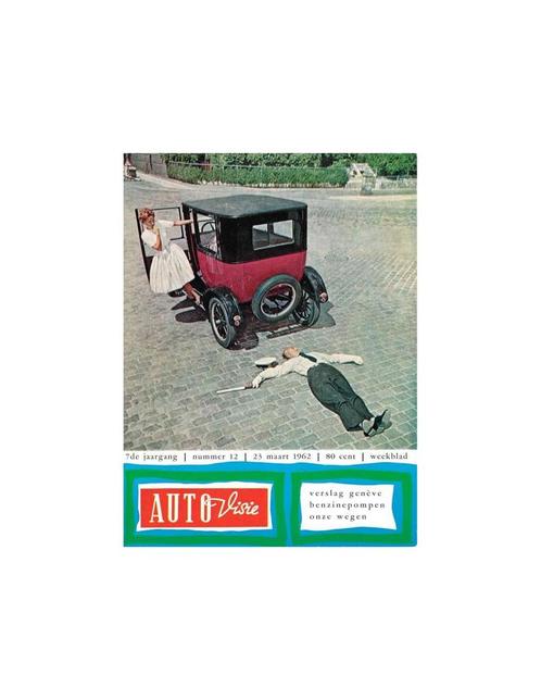 1962 AUTOVISIE MAGAZINE 12 NEDERLANDS, Livres, Autos | Brochures & Magazines