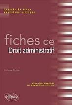 Fiches de droit administratif : Rappels de cours & exerc..., Livres, Verzenden