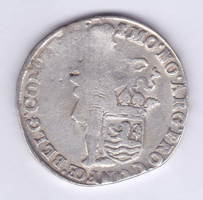 Nederland, Zeeland. Zilveren dukaat 1704 Zeeland, Postzegels en Munten, Munten | Nederland