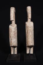 Figuur - Aklama Koppel vogels op sokkels - 29 cm - Ghana