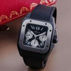Cartier - Santos 100 Chronograph XL - Zonder minimumprijs -, Handtassen en Accessoires, Horloges | Heren, Nieuw