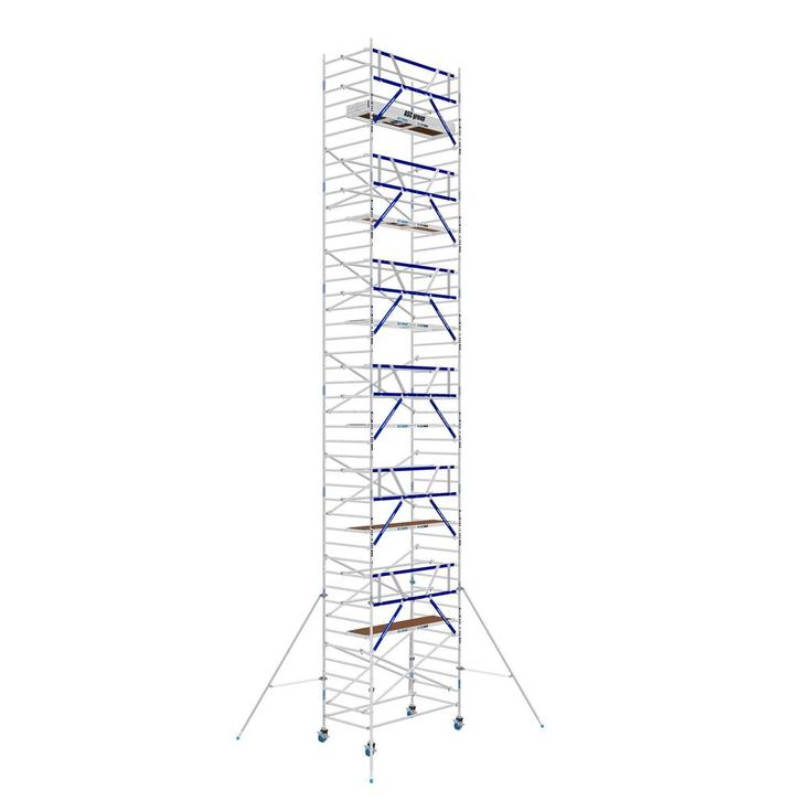 AGS Pro rolsteiger ASC 135 x 250 x 14,2wh enkelzijdig, Doe-het-zelf en Bouw, Steigers, Rolsteiger of Kamersteiger, Nieuw, 5 meter of hoger