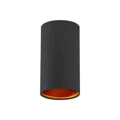 Spectrum - Plafond opbouwspot zwart-Goud GU10, Huis en Inrichting, Lampen | Plafondlampen, Nieuw, Verzenden