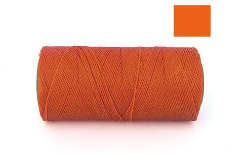 Macramé Koord - ORANJE / ORANGE - #30 - Waxed Polyester C.., Hobby en Vrije tijd, Kralen en Sieraden maken, Nieuw, Ophalen of Verzenden