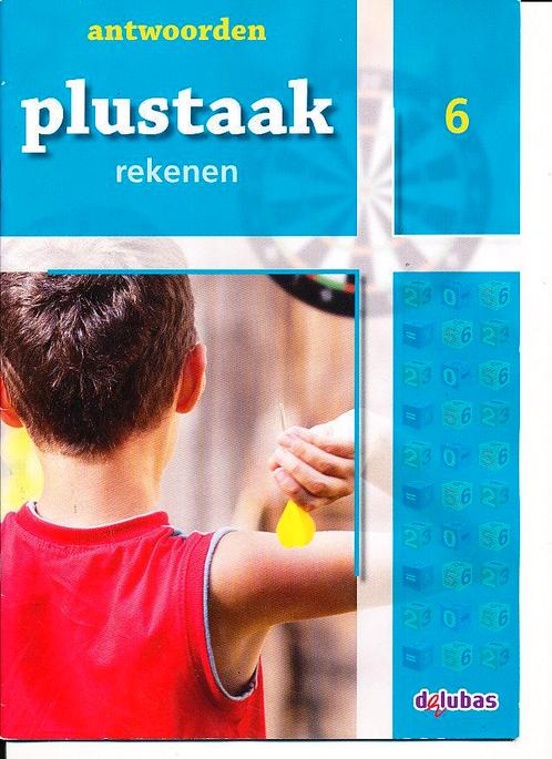 Plustaak versie 2 Rekenen Antwoorden werkboek 6, Livres, Livres scolaires, Envoi