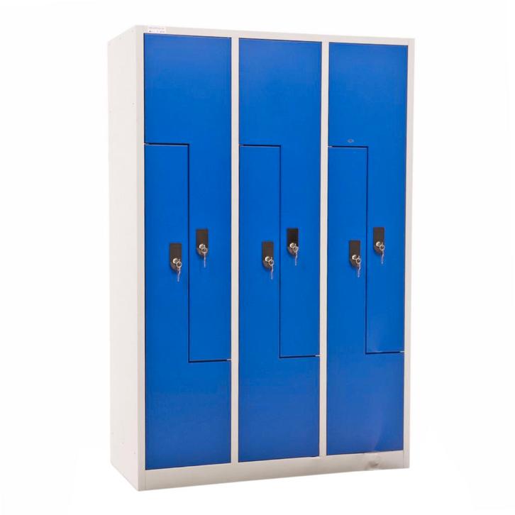 Gebruikte Garderobekasten 6 deuren (cilindersluiting), Huis en Inrichting, Kasten | Lockerkasten, Gebruikt, Ophalen of Verzenden