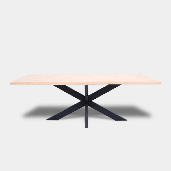 Tafel Boomstam eikenhout  Matrix XL  140x90, Huis en Inrichting, Tafels | Eettafels