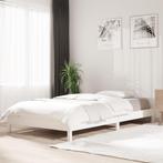 vidaXL Bed stapelbaar 80x200 cm massief grenenhout wit, Verzenden, Nieuw