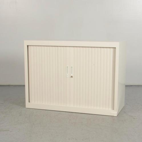 Roldeurkast Officenow - Wit - 73 x 100 cm, Huis en Inrichting, Kasten | Roldeurkasten en Archiefkasten, Gebruikt, Ophalen of Verzenden
