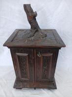 Kast - Eik - sigarenkastje zwarte woud, Antiek en Kunst