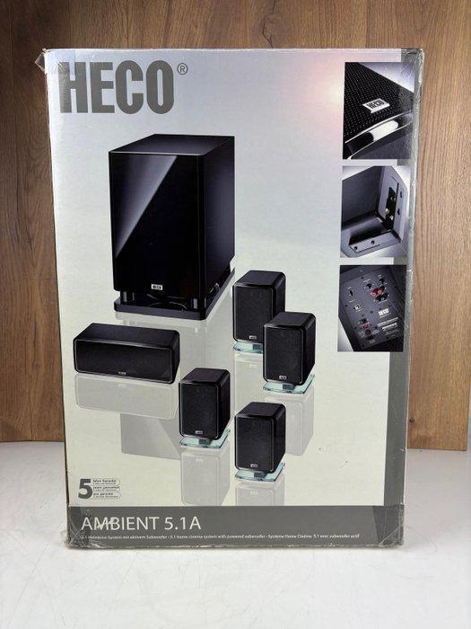 Heco - Ambient 5.1A 5 Satellites + Subwoofer Stereoset, Audio, Tv en Foto, Radio's