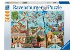 Ravensburger puzzel Big City Collage - Legpuzzel - 5000, Enfants & Bébés, Verzenden