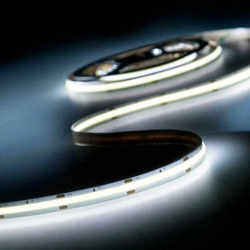 LED Strip COB - Losse 10 Meter Rol - 6000k - Koud wit - 480, Maison & Meubles, Lampes | Autre, Enlèvement ou Envoi